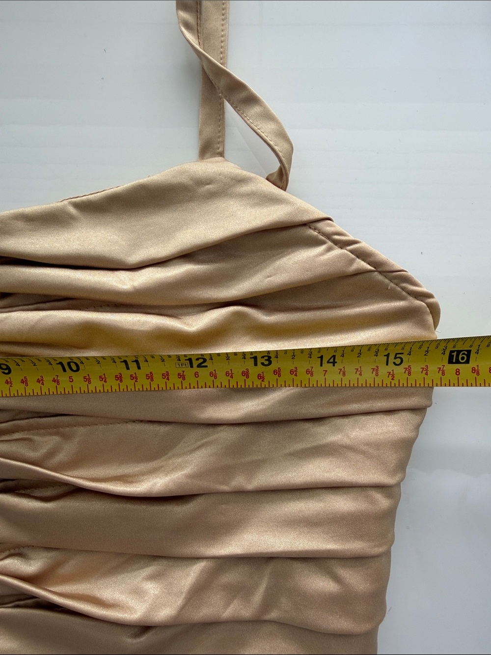 Cache Gold braided knitted front tank top M - Picture 4 of 6